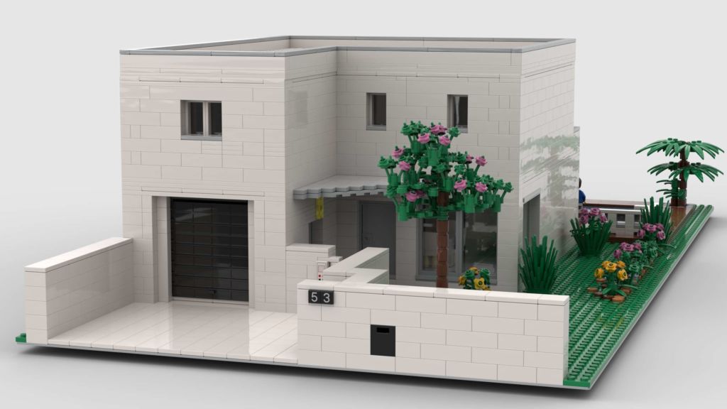 maison lego devant